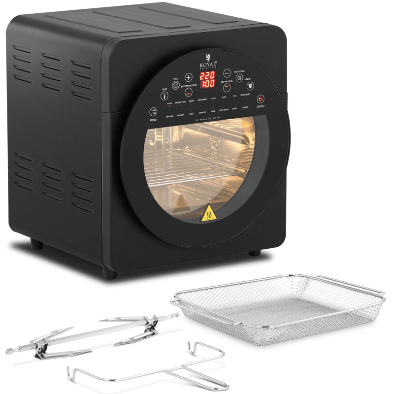 Orkaitės daugiafunkcinė viryklė su iešmais 12 programų 1,7kW 14,5L