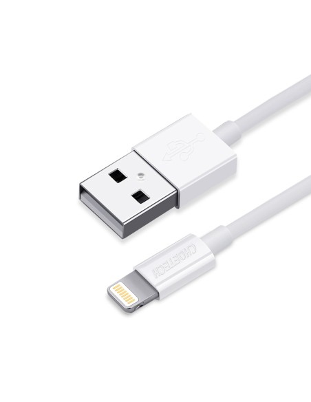 USB-A kabelis – Lightning MFI 1,8 m sertifikuotas baltas USB-A kabelis – Lightning MFI 1,8 m sertifikuotas baltas