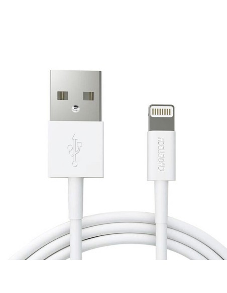 USB-A kabelis – Lightning MFI 1,8 m sertifikuotas baltas USB-A kabelis – Lightning MFI 1,8 m sertifikuotas baltas