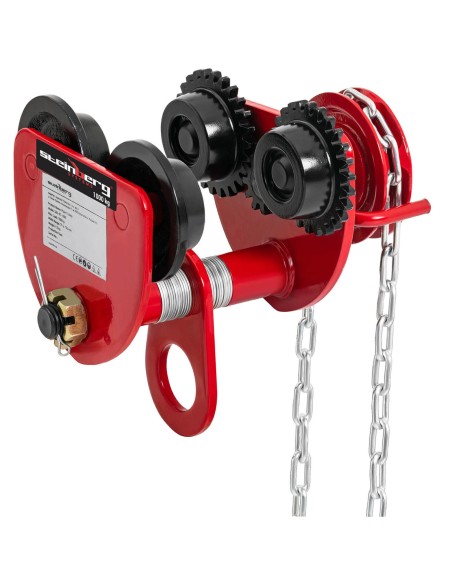 Pakabinamas krano vežimėlis su grandine 3m 1000kg 1T