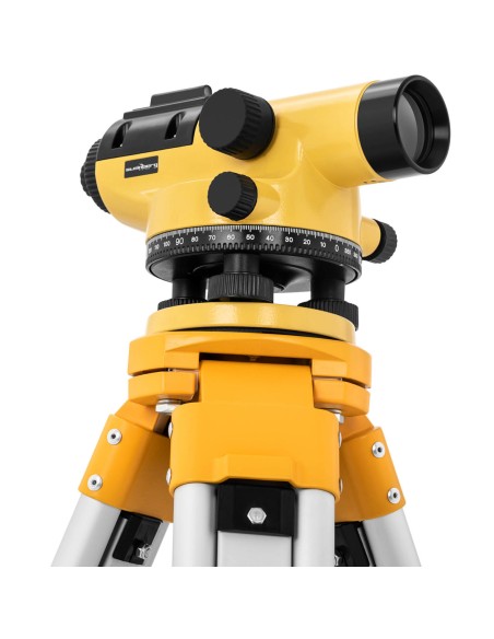 Optinis savaime išsilyginantis nivelyras su trikoju ir lazdele – padidinimas 28x dia. 36 mm Optinis savaime išsilyginantis nivelyras su trikoju ir lazdele – padidinimas 28x dia. 36 mm