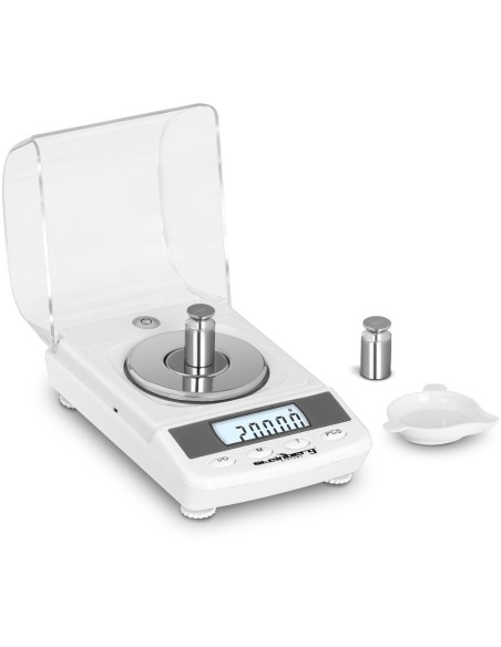 Laboratorinės tikslios svarstyklės tikslios gabalų skaičiavimo 50 g / 0,001 g Laboratorinės tikslios svarstyklės tikslios gabalų skaičiavimo 50 g / 0,001 g