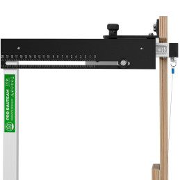 Mašininis terminis peilis polistirolui pjauti SET kronšteino stovas 5 x viela 130 cm