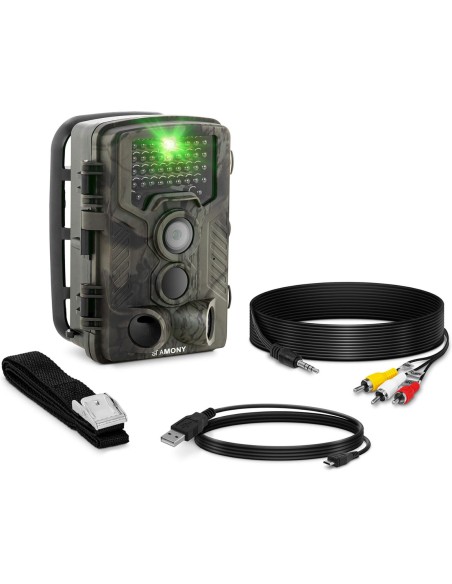 Kameros gaudyklės miško kamera su judesio jutikliu 8MP F-HD 20m IR LED USB Kameros gaudyklės miško kamera su judesio jutikliu 8MP F-HD 20m IR LED USB