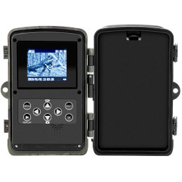 Kameros gaudyklės miško kamera su judesio jutikliu 8MP F-HD 20m IR LED USB