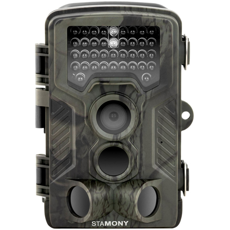Kameros gaudyklės miško kamera su judesio jutikliu 8MP F-HD 20m IR LED USB