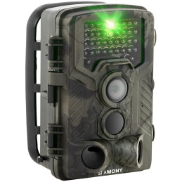 Kameros gaudyklės miško kamera su judesio jutikliu 8MP F-HD 20m IR LED USB