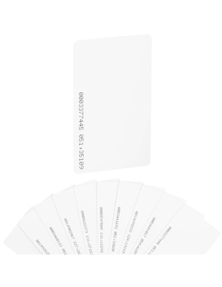 Proximity EM kortelė RFID skaitytuvo kodiniam užraktui 125 kHz - 10 vnt. Proximity EM kortelė RFID skaitytuvo kodiniam užraktui 125 kHz - 10 vnt.