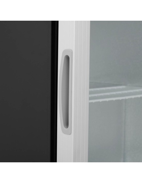 Gėrimų šaldytuvo plieninė 54 l juoda vitrina