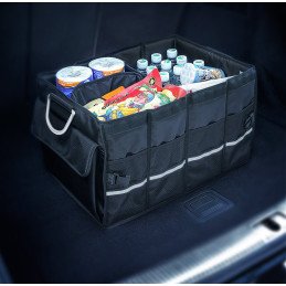 Daugiafunkcinė automobilio tvarkyklės bagažinė juoda