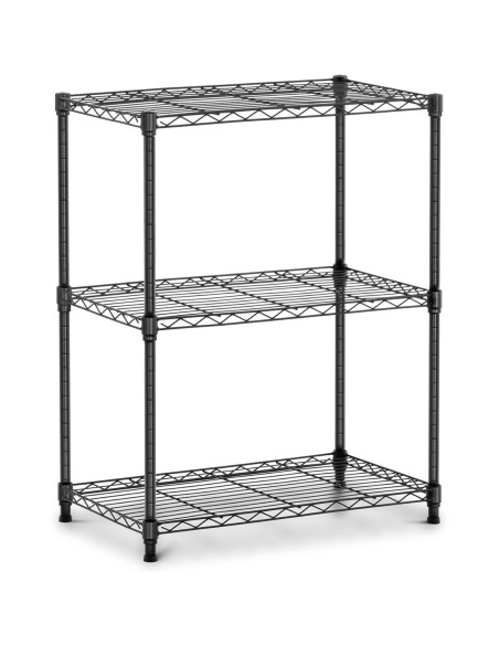 Ažūrinė vielinė laikymo lentyna su 3 lentynomis 60 x 35 x 77 cm iki 120 kg Ažūrinė vielinė laikymo lentyna su 3 lentynomis 60 x 35 x 77 cm iki 120 kg