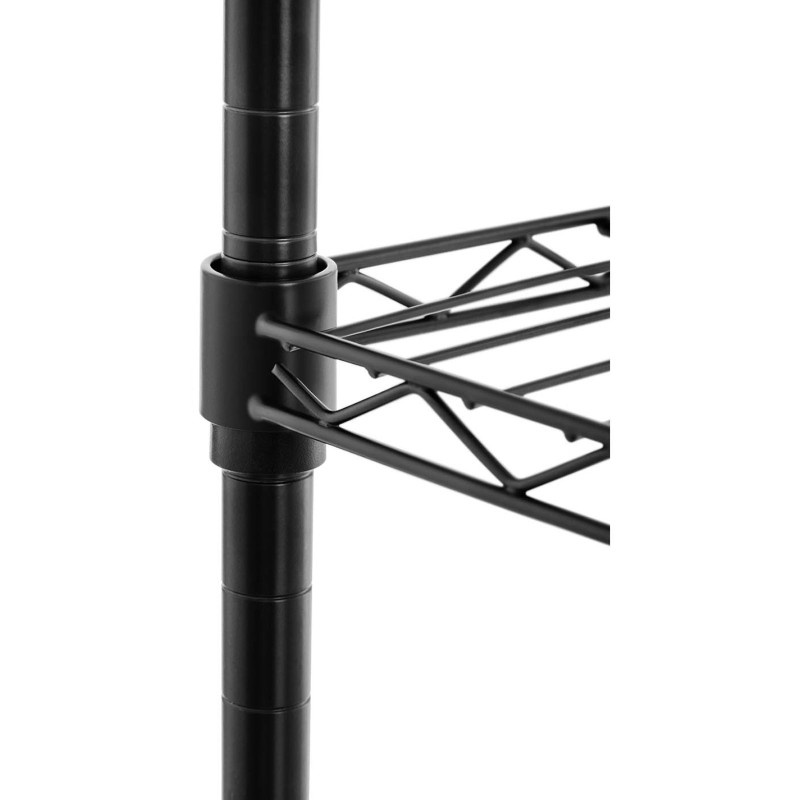 Ažūrinė vielinė laikymo lentyna su 3 lentynomis 60 x 35 x 77 cm iki 120 kg