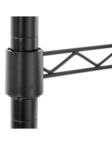 Vielinė kabykla drabužiams rūbinei 2 lentynos 2 pakabos 120 x 45 x 199,5 cm iki 200 kg Vielinė kabykla drabužiams rūbinei 2 lentynos 2 pakabos 120 x 45 x 199,5 cm iki 200 kg