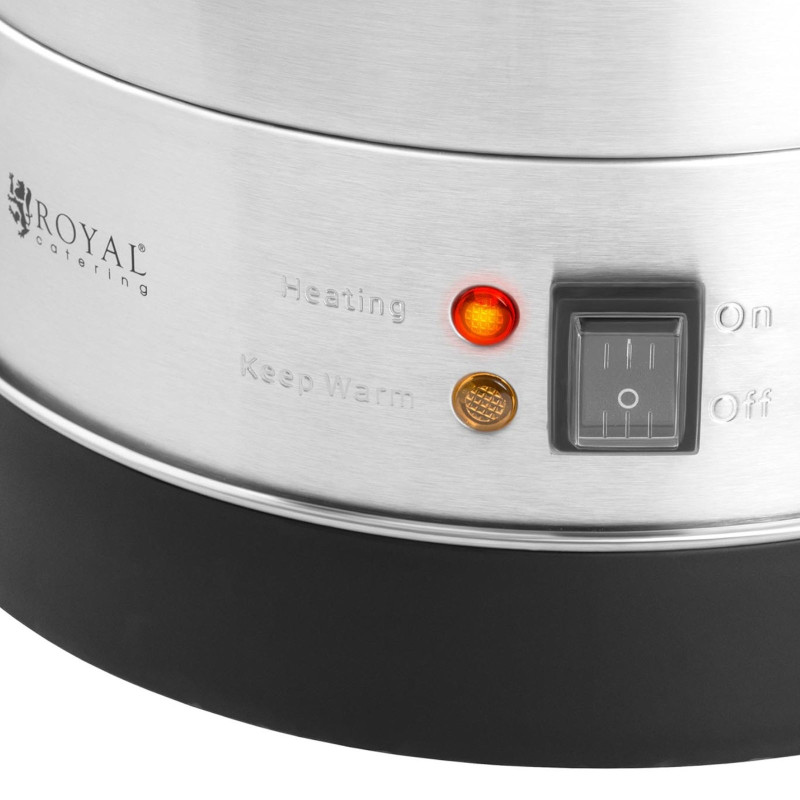 Warnik karšto vandens šildytuvas dvisienis plieninis 14.5L 2500W