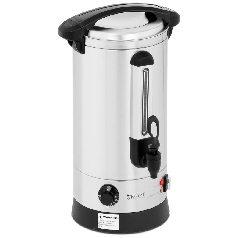 Warnik karšto vandens šildytuvas dvigubos sienelės plieninis 8.7L 1500W