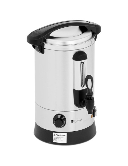 Warnik karšto vandens šildytuvas dvisienis plieninis 6.5L 1500W Warnik karšto vandens šildytuvas dvisienis plieninis 6.5L 1500W
