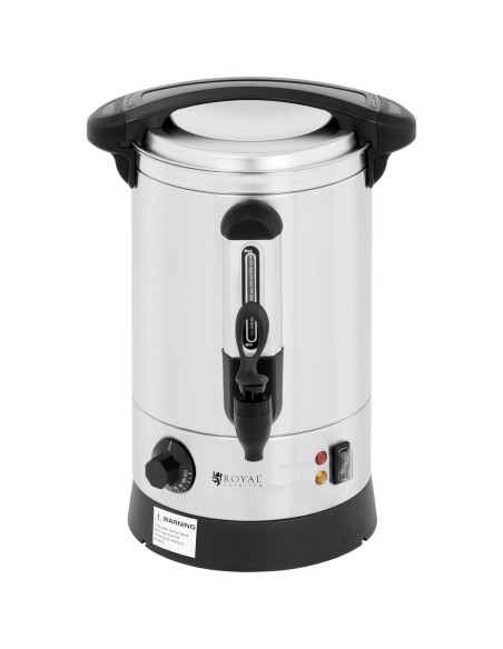 Warnik karšto vandens šildytuvas dvisienis plieninis 6.5L 1500W Warnik karšto vandens šildytuvas dvisienis plieninis 6.5L 1500W