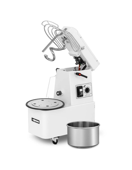 Spiralinis tešlos maišytuvas su išimamu dubeniu 7 l 29 kg/h 370 W ITALIJA Spiralinis tešlos maišytuvas su išimamu dubeniu 7 l 29 kg/h 370 W ITALIJA