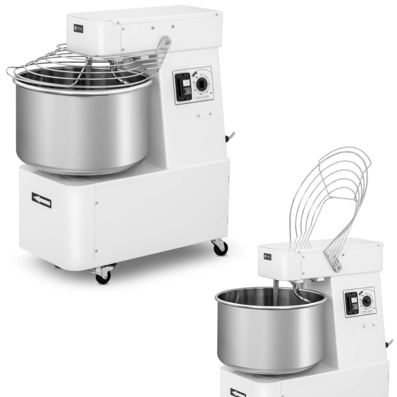 Spiralinis tešlos maišytuvas su fiksuotu dubeniu 32 l 88 kg/h 1100 W ITALIJA