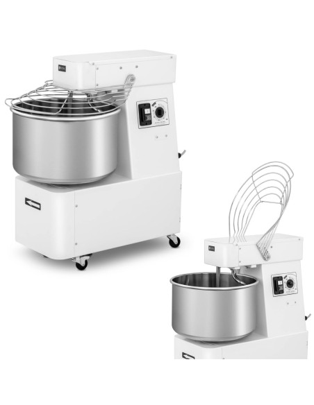 Spiralinis tešlos maišytuvas su fiksuotu dubeniu 32 l 88 kg/h 1100 W ITALIJA