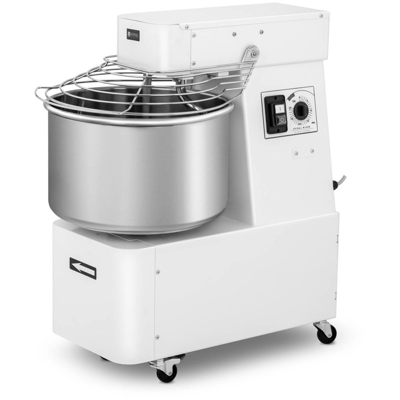 Spiralinis tešlos maišytuvas su fiksuotu dubeniu 32 l 88 kg/h 1100 W ITALIJA