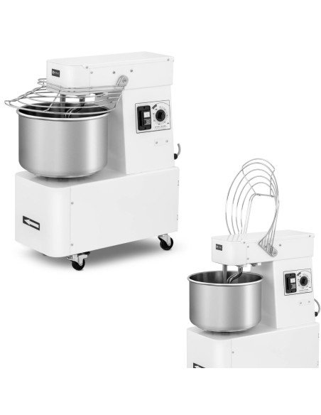 Spiralinis tešlos maišytuvas su fiksuotu dubeniu 15 l 48 kg/h 750 W ITALIJA Spiralinis tešlos maišytuvas su fiksuotu dubeniu 15 l 48 kg/h 750 W ITALIJA
