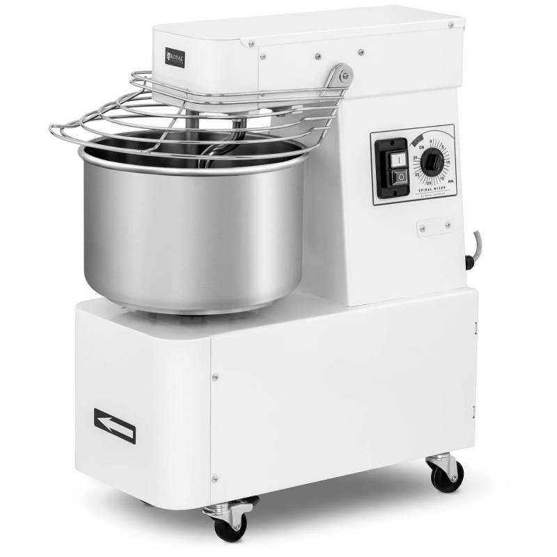 Spiralinis tešlos maišytuvas su fiksuotu dubeniu 15 l 48 kg/h 750 W ITALIJA