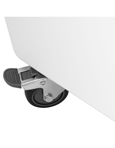 Vežimėlis gastronominis konteineris ant ratų biriems produktams su kaušeliu 81 l