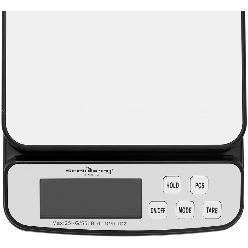 LCD pašto svarstyklės siuntiniams ir laiškams iki 25 kg / 1 g