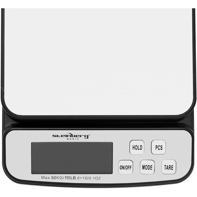 LCD pašto svarstyklės siuntiniams ir laiškams iki 50 kg / 1 g