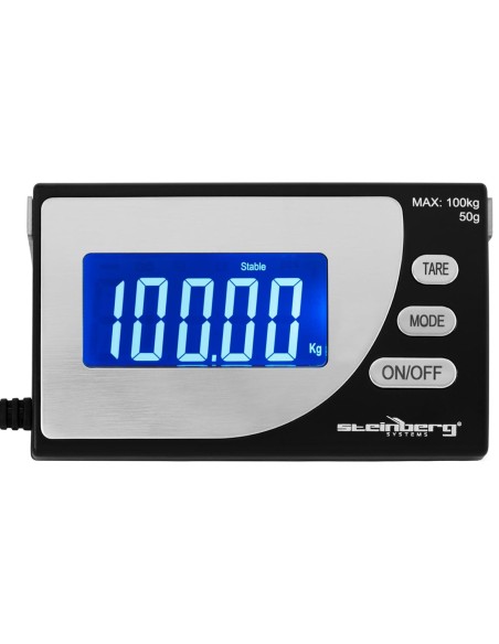 Pramoninės siuntų svarstyklės iki 100 kg / 0,1 g LCD USB Pramoninės siuntų svarstyklės iki 100 kg / 0,1 g LCD USB