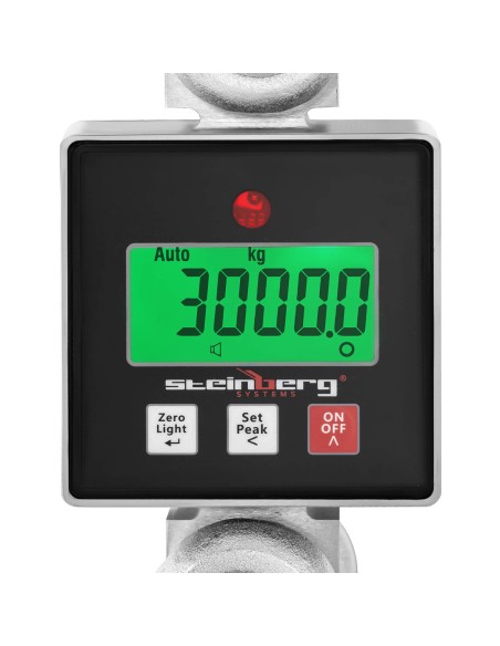 Pakabinamos laikymo kablio svarstyklės su LCD nuotolinio valdymo pulteliu iki 3000 kg Pakabinamos laikymo kablio svarstyklės su LCD nuotolinio valdymo pulteliu iki 3000 kg