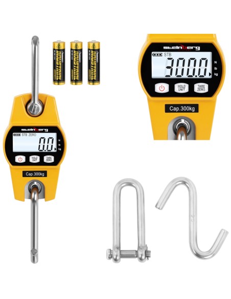 Pakabinamos svarstyklės iki 300 kg / 0,1 kg LCD Pakabinamos svarstyklės iki 300 kg / 0,1 kg LCD