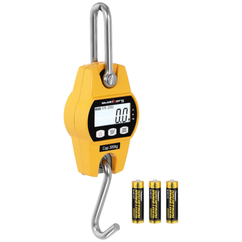 Pakabinamos svarstyklės iki 300 kg / 0,1 kg LCD