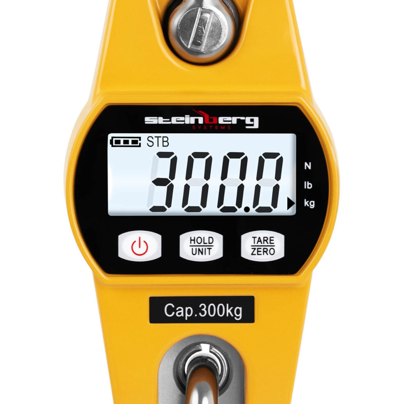 Pakabinamos svarstyklės iki 300 kg / 0,1 kg LCD