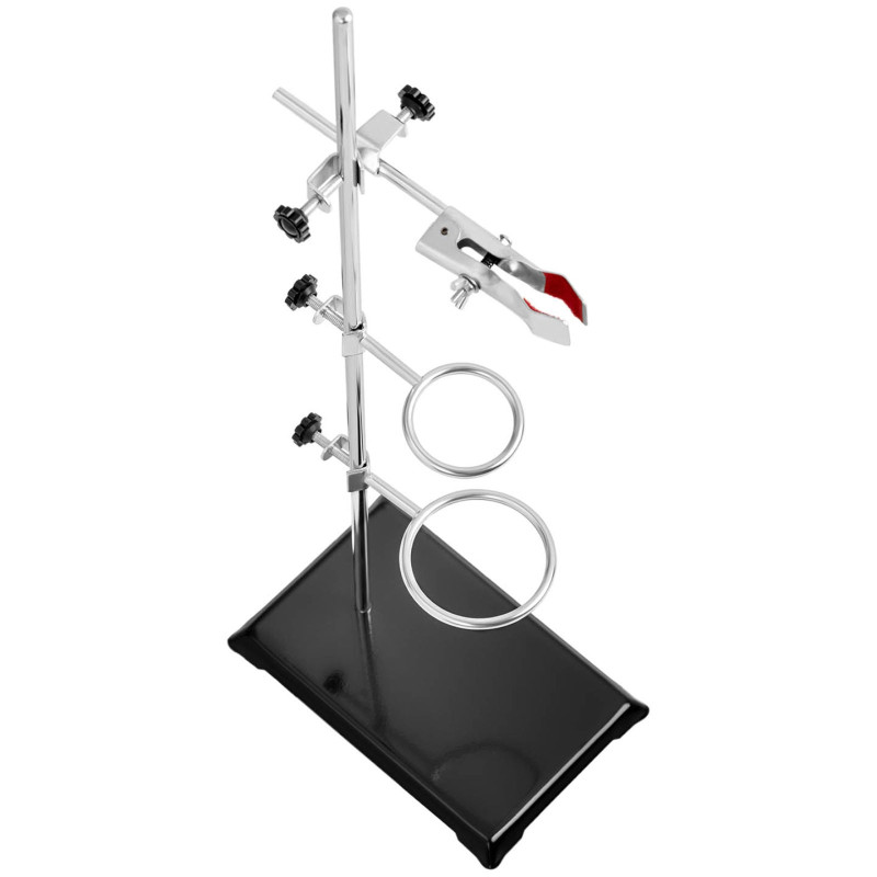 Trikojas Laboratorinis stovas su priedais 1 rankena 2 žiedai 50 mm 70 mm