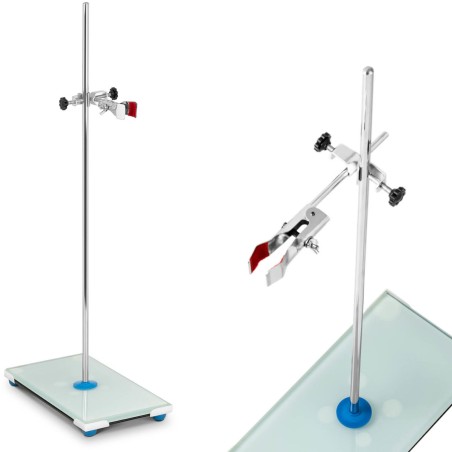 Trikojis laboratorinis stovas su priedais 63 cm 1 rankena Trikojis laboratorinis stovas su priedais 63 cm 1 rankena