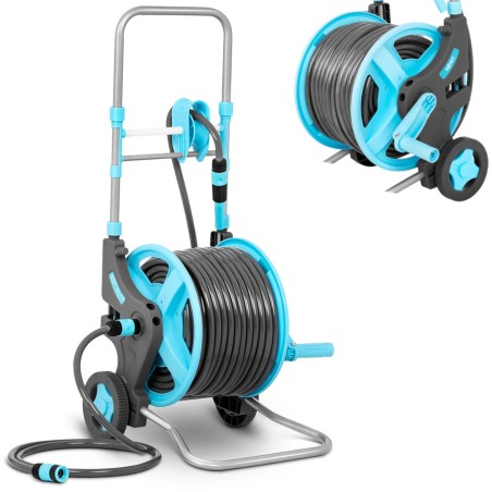 Sodo žarna ant ritės su vežimėliu 45 m + 2 m 1/2'' Sodo žarna ant ritės su vežimėliu 45 m + 2 m 1/2''