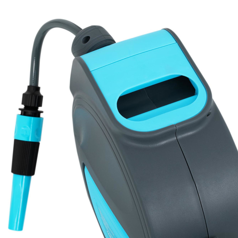 Sodo žarna su automatine sienine ritine 10 m + 1 m 5/6''