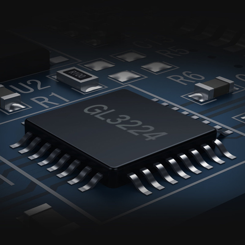 Nešiojamas USB 3.0 TF/SD kortelių skaitytuvas juodas