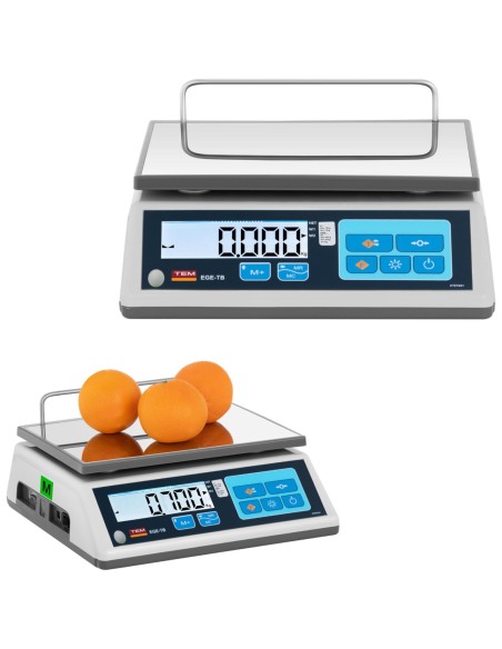 Komercinės svarstyklės 30 kg / 10 g LCD M LEGALIZAVIMAS Komercinės svarstyklės 30 kg / 10 g LCD M LEGALIZAVIMAS