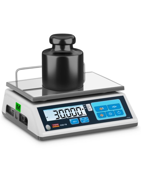 Komercinės svarstyklės 30 kg / 10 g LCD M LEGALIZAVIMAS Komercinės svarstyklės 30 kg / 10 g LCD M LEGALIZAVIMAS