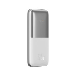 Bipow Pro maitinimo blokas 10000mAh 22,5W + USB laidas 3A 0,3m baltas