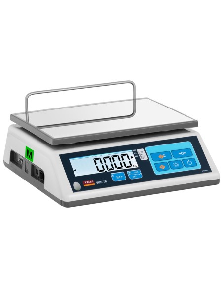 Komercinės svarstyklės 30 kg / 10 g LCD M LEGALIZAVIMAS Komercinės svarstyklės 30 kg / 10 g LCD M LEGALIZAVIMAS