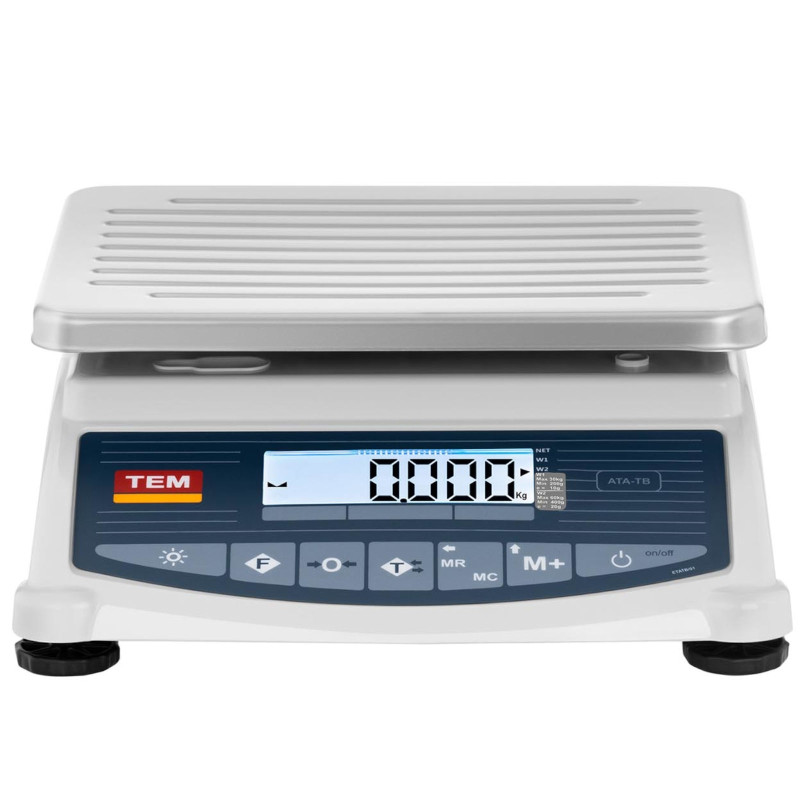 Komercinės svarstyklės 60 kg / 20 g LCD M LEGALIZACIJA