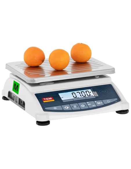 Komercinės svarstyklės 60 kg / 20 g LCD M LEGALIZACIJA Komercinės svarstyklės 60 kg / 20 g LCD M LEGALIZACIJA