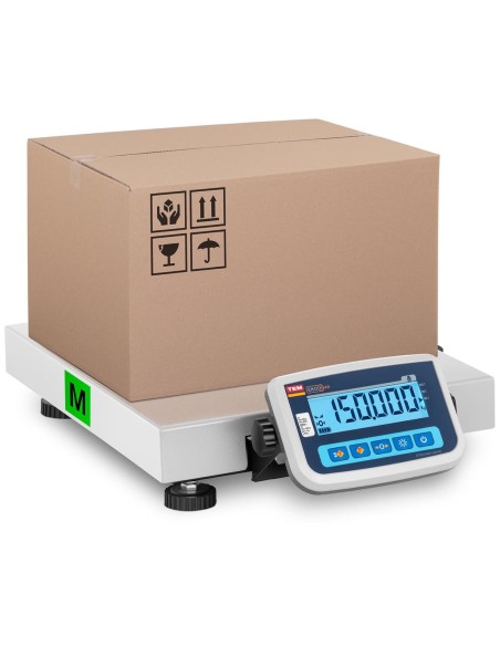 Pakuotės sandėlio svarstyklės 150 kg / 50 g LCD M LEGALIZAVIMAS Pakuotės sandėlio svarstyklės 150 kg / 50 g LCD M LEGALIZAVIMAS