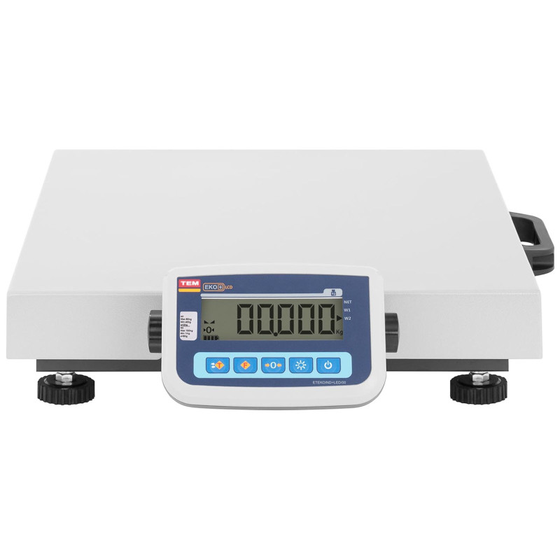 Pakuotės sandėlio svarstyklės 150 kg / 50 g LCD M LEGALIZAVIMAS