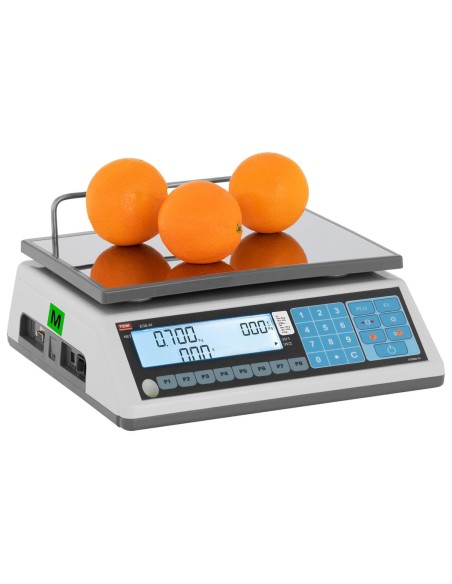 Komercinės svarstyklės 15 kg / 5 g LCD M LEGALIZAVIMAS Komercinės svarstyklės 15 kg / 5 g LCD M LEGALIZAVIMAS