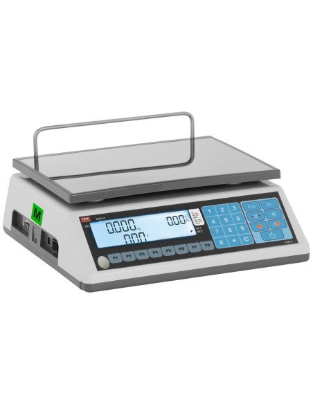 Komercinės svarstyklės 15 kg / 5 g LCD M LEGALIZAVIMAS Komercinės svarstyklės 15 kg / 5 g LCD M LEGALIZAVIMAS